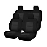 darrahopens Auto Accessories > Auto Accessories Others Premium Jacquard Covers - For Nissan Frontier D40 Series Dual Cab (2006-2015)