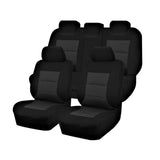 darrahopens Auto Accessories > Auto Accessories Others Premium Jacquard Seat Covers - For Honda Civic 9Th Gen Series Iii Hatch (2012-2016)