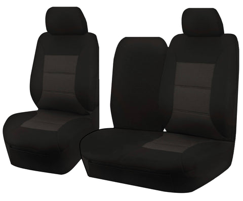 darrahopens Auto Accessories > Auto Accessories Others Premium Jacquard Seat Covers - For Hyundai Starex Tq 1-5 Series Single/Crew Cab (2008-2022)