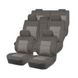 darrahopens Auto Accessories > Auto Accessories Others Premium Jacquard Seat Covers - For Mitsubishi Montero Sport QE Series (2015-2022)
