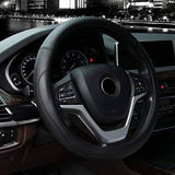 Darrahopens Auto Accessories > Auto Accessories Others RYNOMATE Car Steering Wheel Cover Universal 15 Inch Fit (Black) RNM-CSC-100-HH