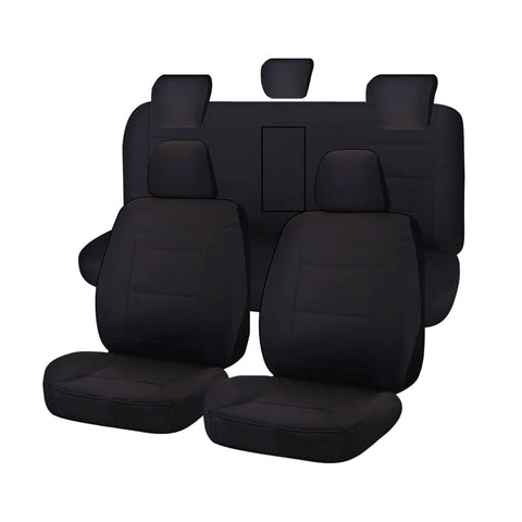 darrahopens Auto Accessories > Auto Accessories Others Seat Covers for HOLDEN COLORADO RG SERIES FR 06/2012 - ON DUAL FR BLACK ALL TERRAIN