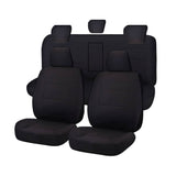 darrahopens Auto Accessories > Auto Accessories Others Seat Covers for ISUZU D-MAX 06/2012 - 06/2020 DUAL CAB CHASSIS UTILITY FR BLACK CHALLENGER