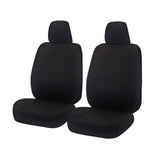 darrahopens Auto Accessories > Auto Accessories Others Seat Covers for ISUZU D-MAX 06/2012 - 06/2020 DUAL CAB CHASSIS UTILITY FRONT 2X BUCKETS BLACK CHALLENGER