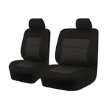 darrahopens Auto Accessories > Auto Accessories Others Seat Covers for ISUZU D-MAX 06/2012 - 2016 SINGLE CAB CHASSIS UTILITY FRONT BUCKET + _ BENCH BLACK PREMIUM