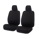 darrahopens Auto Accessories > Auto Accessories Others Seat Covers for ISUZU D-MAX 06/2012 - ON DUAL CAB CHASSIS UTILITY FRONT 2X BUCKETS BLACK ALL TERRAIN