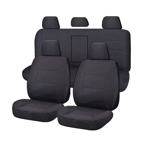 darrahopens Auto Accessories > Auto Accessories Others Seat Covers for MITSUBISHI TRITON FR ML-MN SERIES 06/2006 ? 2015 DUAL CAB UTILITY FR CHARCOAL CHALLENGER