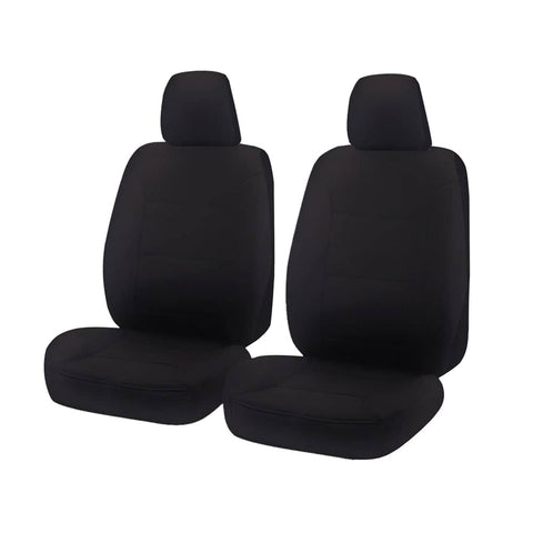darrahopens Auto Accessories > Auto Accessories Others Seat Covers for MITSUBISHI TRITON MQ SERIES 01/2015 - ON DUAL / CLUB CAB UTILITY FRONT 2X BUCKETS BLACK CHALLENGER
