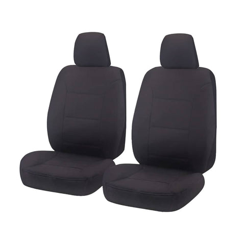 darrahopens Auto Accessories > Auto Accessories Others Seat Covers for MITSUBISHI TRITON MQ SERIES 01/2015 - ON DUAL / CLUB CAB UTILITY FRONT 2X BUCKETS CHARCOAL CHALLENGER