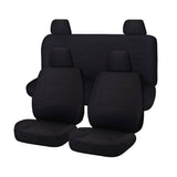 darrahopens Auto Accessories > Auto Accessories Others Seat Covers for NISSAN NAVARA D23 SERIES 3 NP300 11/2017 -11/ 2020 DUAL CAB FR BLACK CHALLENGER