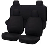 darrahopens Auto Accessories > Auto Accessories Others Seat Covers for NISSAN NAVARA D40 01/2006 - 02/2015 DUAL CAB UTILITY FR BLACK ALL TERRAIN