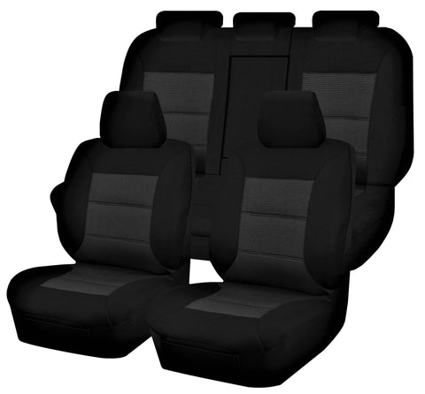darrahopens Auto Accessories > Auto Accessories Others Seat Covers for TOYOTA COROLLA ZRE182R 10/2012 - 05/2018 5 DOOR HATCH FR BLACK PREMIUM