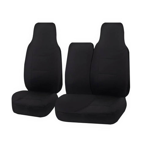darrahopens Auto Accessories > Auto Accessories Others Seat Covers for TOYOTA HI ACE TRH-KDH SERIES 03/2005 - 2015 LWB UTILITY VAN FRONT HIGH BUCKET + _ BENCH WITH FOLD DOWN ARMREST/TRAY BLACK CHALLENGER