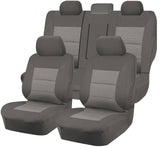 darrahopens Auto Accessories > Auto Accessories Others Seat Covers for TOYOTA HIACE CREW VAN LWB 02/2019 -ON 2 ROWS PREMIUM GREY