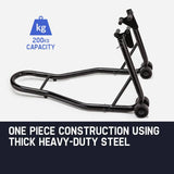 darrahopens Auto Accessories > Auto Accessories Others T-REX Motorcycle Front Stand Heavy-Duty Motorbike Lift Paddock Carrier Bike Fork