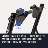 darrahopens Auto Accessories > Auto Accessories Others T-REX Motorcycle Front Stand Heavy-Duty Motorbike Lift Paddock Carrier Bike Fork
