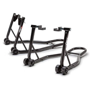 darrahopens Auto Accessories > Auto Accessories Others T-REX Motorcycle Stands Front & Rear Heavy-Duty Motorbike Lift Paddock Steel