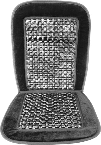 darrahopens Auto Accessories > Auto Accessories Others Universal Beaded & Cushioned Back Support - GREY