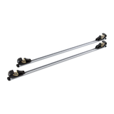 darrahopens Auto Accessories > Auto Accessories Others Universal Car Top Roof Rail Rack Cross Bar Aluminium Lockable 1350MM