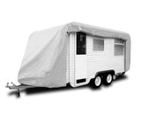 Darrahopens Auto Accessories > Auto Accessories Others Wallaroo Caravan Cover With Side Zip Campervan 14-17 ft