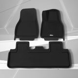 Darrahopens Auto Accessories > Auto Accessories Others Weisshorn Car Rubber Floor Mats Front and Rear Fits Tesla Model Y 2021-2022
