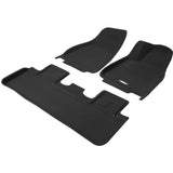 Darrahopens Auto Accessories > Auto Accessories Others Weisshorn Car Rubber Floor Mats Front and Rear Fits Tesla Model Y 2021-2022