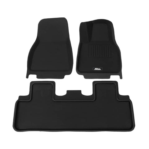 Darrahopens Auto Accessories > Auto Accessories Others Weisshorn Car Rubber Floor Mats Front and Rear Fits Tesla Model Y 2021-2022