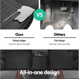 darrahopens Auto Accessories > Auto Accessories Others Weisshorn Ford Ranger Car Floor Mats PX PX2 PX3 Dual Cab 2011-2019 3D Rubber