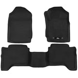darrahopens Auto Accessories > Auto Accessories Others Weisshorn Ford Ranger Car Floor Mats PX PX2 PX3 Dual Cab 2011-2019 3D Rubber