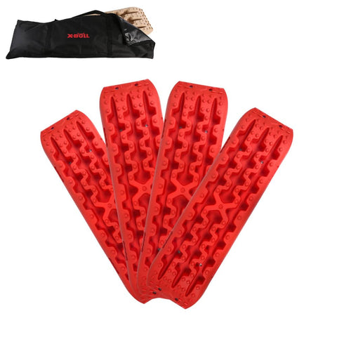 darrahopens Auto Accessories > Auto Accessories Others X-BULL 2 Pairs Recovery tracks Sand Mud Snow 4WD / 4x4 ATV Offroad Stronger Gen 3.0 - Red