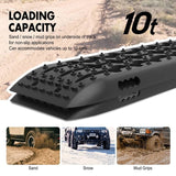 darrahopens Auto Accessories > Auto Accessories Others X-BULL KIT1 Recovery track Board Traction Sand trucks strap mounting 4x4 Sand Snow Car BALCK