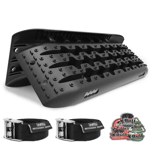 darrahopens Auto Accessories > Auto Accessories Others X-BULL KIT1 Recovery track Board Traction Sand trucks strap mounting 4x4 Sand Snow Car BALCK