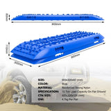 darrahopens Auto Accessories > Auto Accessories Others X-BULL KIT1 Recovery track Board Traction Sand trucks strap mounting 4x4 Sand Snow Car BLUE