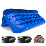 darrahopens Auto Accessories > Auto Accessories Others X-BULL KIT1 Recovery track Board Traction Sand trucks strap mounting 4x4 Sand Snow Car BLUE