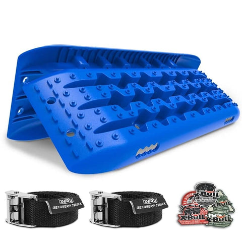 darrahopens Auto Accessories > Auto Accessories Others X-BULL KIT1 Recovery track Board Traction Sand trucks strap mounting 4x4 Sand Snow Car BLUE