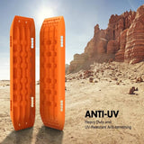 darrahopens Auto Accessories > Auto Accessories Others X-BULL KIT1 Recovery track Board Traction Sand trucks strap mounting 4x4 Sand Snow Car ORANGE