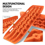 darrahopens Auto Accessories > Auto Accessories Others X-BULL KIT1 Recovery track Board Traction Sand trucks strap mounting 4x4 Sand Snow Car ORANGE