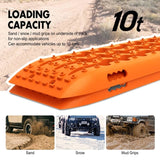 darrahopens Auto Accessories > Auto Accessories Others X-BULL KIT1 Recovery track Board Traction Sand trucks strap mounting 4x4 Sand Snow Car ORANGE
