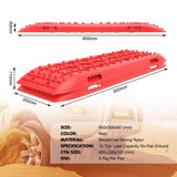 darrahopens Auto Accessories > Auto Accessories Others X-BULL KIT1 Recovery track Board Traction Sand trucks strap mounting 4x4 Sand Snow Car RED