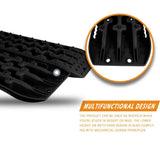 darrahopens Auto Accessories > Auto Accessories Others X-BULL Recovery Tracks Sand Track Mud Snow 1 pair Gen 2.0 Accessory 4WD 4X4 - Black