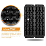 darrahopens Auto Accessories > Auto Accessories Others X-BULL Recovery Tracks Sand Track Mud Snow 2 pairs Gen 2.0 Accessory 4WD 4X4 - Black