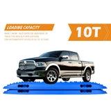 darrahopens Auto Accessories > Auto Accessories Others X-BULL Recovery tracks Sand tracks 2 pairs Sand / Snow / Mud 10T 4WD Gen 2.0 - blue
