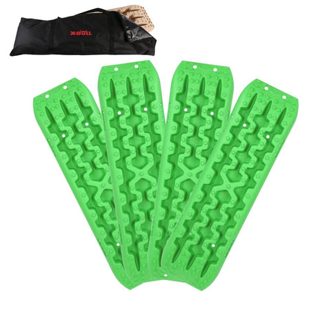 darrahopens Auto Accessories > Auto Accessories Others X-BULL Recovery tracks Sand tracks 2 Pairs Sand / Snow / Mud 10T 4WD Gen 3.0 - Green