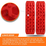 darrahopens Auto Accessories > Auto Accessories Others X-BULL Recovery tracks Sand tracks 2pcs 10T Sand / Snow / Mud 4WD Gen 3.0 - Red