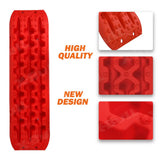 darrahopens Auto Accessories > Auto Accessories Others X-BULL Recovery tracks Sand tracks 2pcs 10T Sand / Snow / Mud 4WD Gen 3.0 - Red