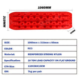 darrahopens Auto Accessories > Auto Accessories Others X-BULL Recovery tracks Sand tracks KIT Carry bag mounting pin Sand/Snow/Mud 10T 4WD-red Gen3.0
