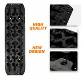 darrahopens Auto Accessories > Auto Accessories Others X-BULL Recovery tracks / Sand tracks / Mud tracks / Off Road 4WD 4x4 Car 2pcs Gen 3.0 - Black