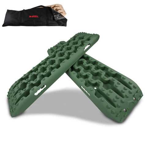 darrahopens Auto Accessories > Auto Accessories Others X-BULL Recovery tracks / Sand tracks / Mud tracks / Off Road 4WD 4x4 Car 2pcs Gen 3.0 - Olive