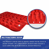 darrahopens Auto Accessories > Auto Accessories Others X-BULL Recovery tracks Sand Trucks Offroad With 4PCS Mounting Pins 4WD Gen 2.0- red