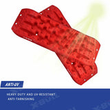 darrahopens Auto Accessories > Auto Accessories Others X-BULL Recovery tracks Sand Trucks Offroad With 4PCS Mounting Pins 4WD Gen 2.0- red